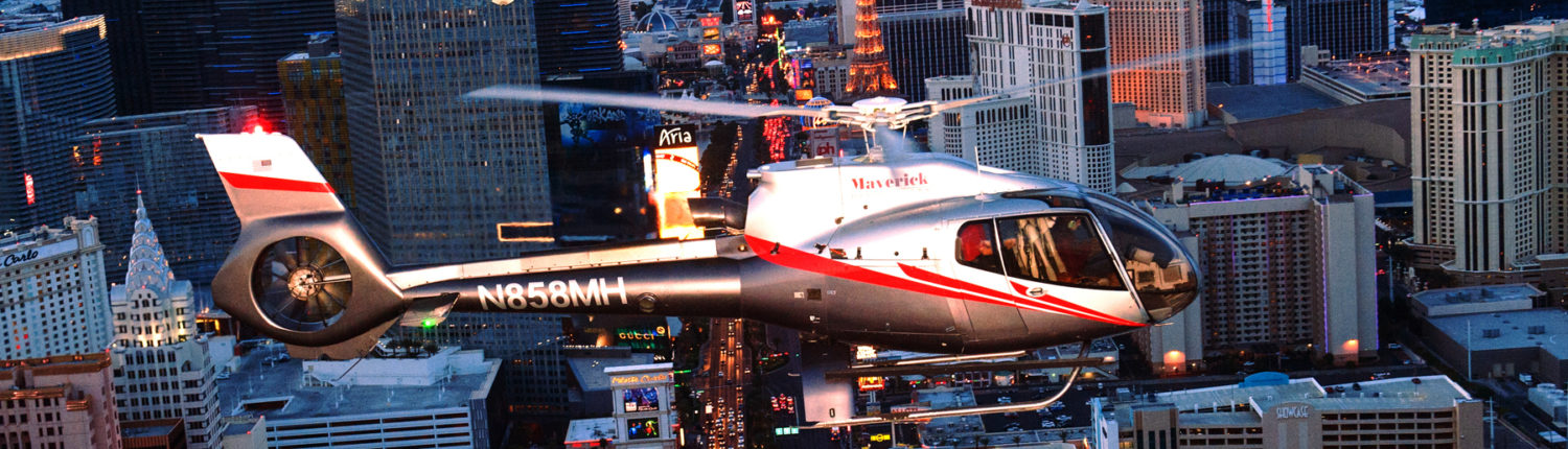 Las Vegas Night Flight Helicopter